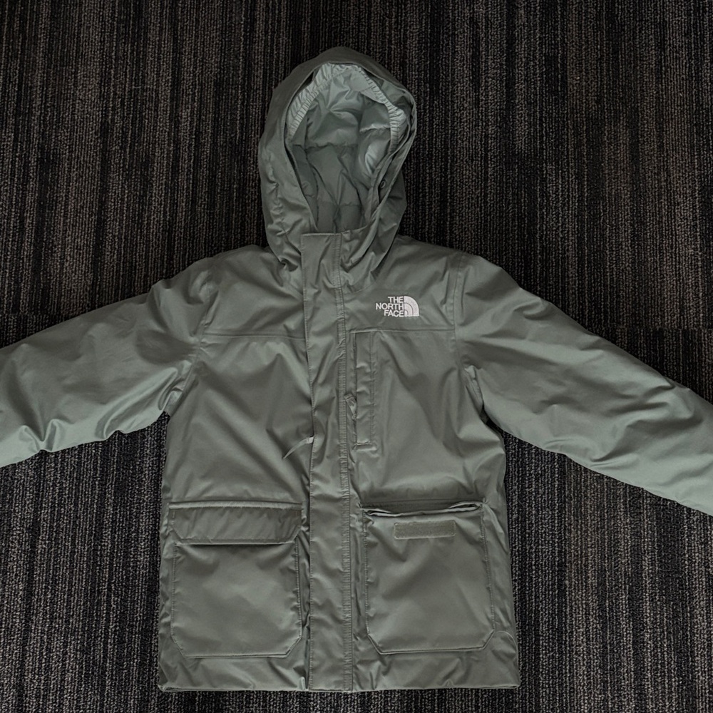 The North Face Kids Green Raincoat